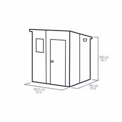 Keter Manor Pent 6x6 - Vista aggiuntiva 7