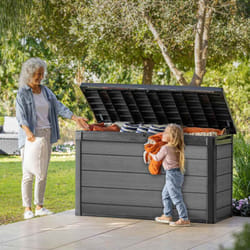 Keter - Contenitore Portaoggetti da Esterno Cortina 757 l Grigio