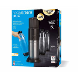 SodaStream DUO Nero, Acciaio inox