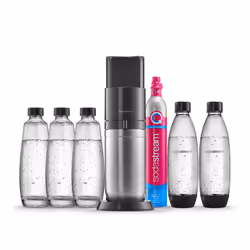SodaStream DUO Nero, Acciaio inox