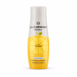 SodaStream Limone Zero, Limone, 440 ml, Bottiglia comprimibile, 1 kcal, 6 kJ, 0,08 g