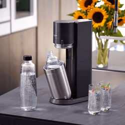 SodaStream Duo Nero, Acciaio inox