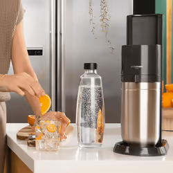 SodaStream Duo Nero, Acciaio inox