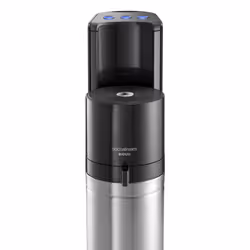 SodaStream E-DUO Metallo, Plastica Nero, Acciaio inox