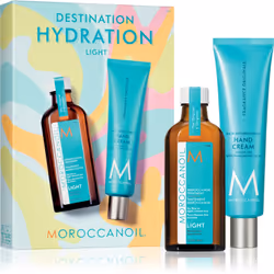 Fai felice te stesso/a o i tuoi cari con un perfetto set di cosmetici Moroccanoil Destination Hydration.