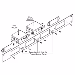 Kramer Electronics RK−4PT−B Telaio del rack