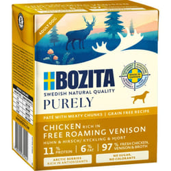 Bozita 9118250 cibo umido per cani Pollo, Carne di cervo Adulto 370 g