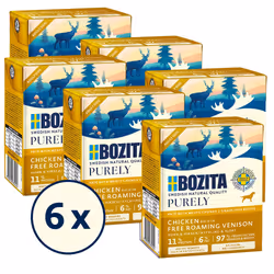 Bozita 9118250 cibo umido per cani Pollo, Carne di cervo Adulto 370 g
