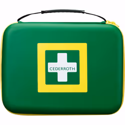 Cederroth 390102, Kit di primo soccorso domestico, Verde, Nylon, 75 D, Allacciatura a zip, 5 anno/i