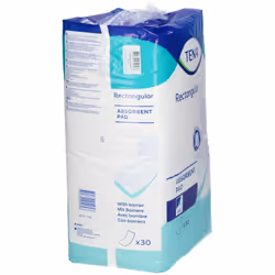 Tena Rectangular Pannolino Rettangolare con Barriera Misura 59x22 30 Pezzi