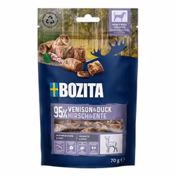 Bozita 9118613, Spuntini, Cane, Anatra, Carne di cervo, 70 g, Senza zucchero