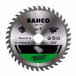 Bahco 8501-22, Legno, 23 cm, 3 cm, High-Speed Steel (HSS), 2,8 mm, ATB (Angolo smussato superiore alternato)