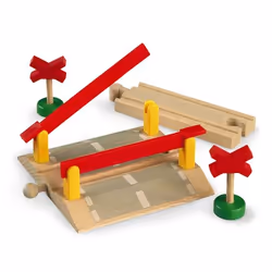 BRIO Railway Crossing, 0,3 anno/i, Verde, Rosso, Giallo