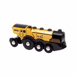 BRIO Goldene Batterielok mit Licht und Sound - Vista aggiuntiva 4
