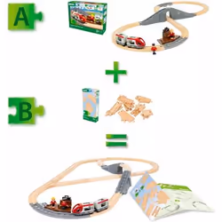 BRIO Starter Track Pack Set di binari - Vista aggiuntiva 6