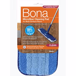 Bona CA101020, Panno mop, Blu, Microfibra, 1 pz