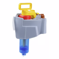 Aquaplay Sploshy Mountain Set da gioco per vasca Blu, Marrone, Rosso, Giallo