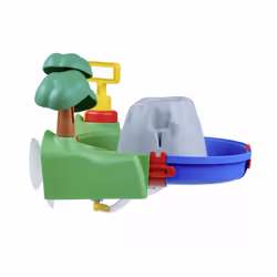 Aquaplay Sploshy Volcano Set da gioco per vasca Blu, Marrone, Verde, Grigio, Rosso, Giallo - Vista aggiuntiva 3