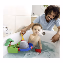 Aquaplay Sploshy Volcano Set da gioco per vasca Blu, Marrone, Verde, Grigio, Rosso, Giallo - Vista aggiuntiva 5