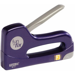 Fun to Fix M10Y - Cucitrice Manuale Ergonomica, Utilizza Punti N°13 (4-8 mm), Impugnatura Confortevole, Ideale per Mani Piccole e Progetti Fai-da-Te