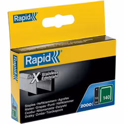 Descrizione Efficaci e solide, le graffe a filo piatto n.140 sono compatibili con le graffatrici Rapid R44, R64, R34, MS840,  ...