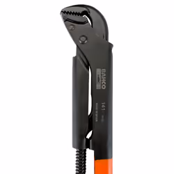Bahco 143 chiave per tubi Nero, Rosso Rosso 9 cm - Vista aggiuntiva 5