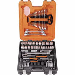 Dettagli tecnici Indicazione di quantità (solo per elementi - LOV) 94 parti Kit chiavi a bussola 1/2"+1/4", 94 pezzi Set di c ...