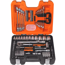 Caratteristiche del prodotto: Set di chiavi a bussola da 1/4" e 1/2" Lega di acciaio ad alte prestazioni DIN 3120 / ISO 1174 ...
