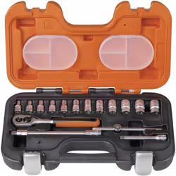 Dettagli tecnici Indicazione di quantità (solo per elementi - LOV) 16 parti Kit chiavi a bussola 1/4", 16 pezzi. Kit chiavi a ...