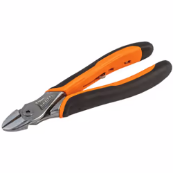 Pinze de taglio diagonale ergo con manico bicomponente de apertura automatica e finitura cromata nichelata 180mm