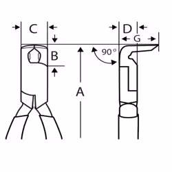 Bahco 2190PD-150 Pinze diagonali