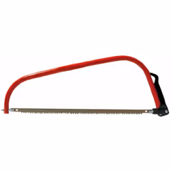 Telaio tubolare verniciato. Completo di lama. Dente continuo.