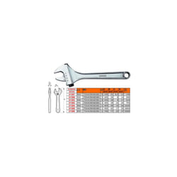Bahco - Chiave regolabile zigrinata laterale 92C 200 mm 8'.