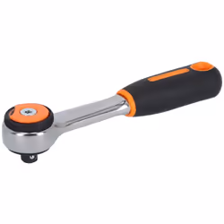 Cricchetto reversibile 1/4" BAHCO 6950RN - Portabilità: chiusura mediante spinta della testa del cricchetto senza rischio di ...