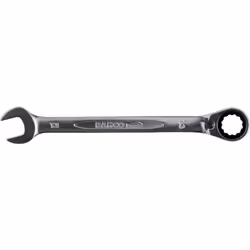 Clé Pied Anneau n ° 1RM • chrome mat • acier robuste • Fonction de cliquet dans l'anneau fin pour un travail plus rapide • le ...