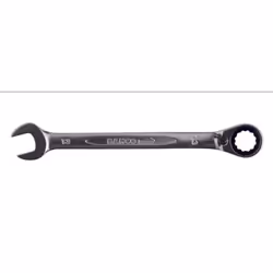 Dettagli tecnici Dimensione chiave (metrica) 11 mm Chiave combinata a cricchetto, angolo 15°, angolata, dim 11 mm Chiave comb ...