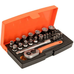 Bahco - Set di bussole e inserti per avvitare 1/4' SL25 (25 pezzi)