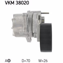 Puleggia tendicinghia, cinghia a V SKF VKM 38020 - Vista aggiuntiva 5