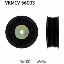 Puleggia folle, cinghia con nervatura a V SKF VKMCV 56003