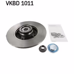 Disco freno SKF VKBD 1011 posteriore, pieno, 1 Pezzo