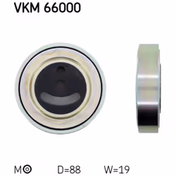 Azionamento rullo tenditore: manuale. Diametro [mm]: 88. Indice: VKM 66000. Larghezza [mm]: 19. Numero del Produttore: VKM 66 ...
