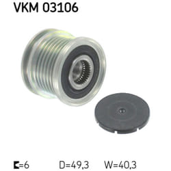 Generatore a ruota libera SKF VKM 03106