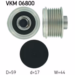 Diametro esterno [mm]: 59. Diametro interno [mm]: 17. Indice: VKM 06800. Larghezza [mm]: 44. Numero del Produttore: VKM 06800 ...
