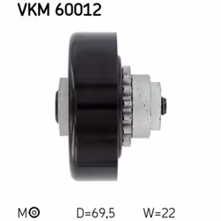 Puleggia tendicinghia, cinghia a V SKF VKM 60012 - Vista aggiuntiva 5