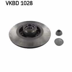 Disco freno SKF VKBD 1028 posteriore, pieno, 1 Pezzo