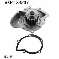 Indice: VKPC 83207. Numero del Produttore: VKPC 83207. Produttore: SKF. Versione pompa acqua: per trasmissione cinghia dentat ...