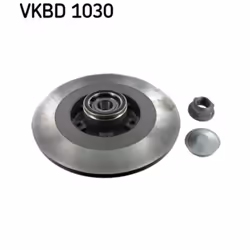 Disco freno SKF VKBD 1030 posteriore, pieno, 1 Pezzo
