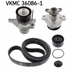 Pompa dell'acqua + set di cinghie a V SKF VKMC 36086-1