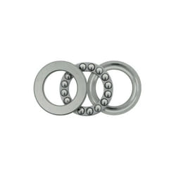 Cuscinetto a sfere assiale a gola profonda 51204 B.14mm d.e. 40mm id 20mm in piedi Acciaio per cuscinetti a rulli (100Cr6