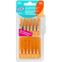 Tepe EasyPik Scovolini in Gomma Arancione Pulizia Denti Taglia XS e S 36 Pz